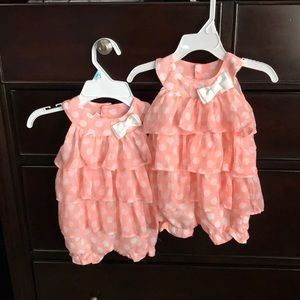 Twins? Matching Rompers!